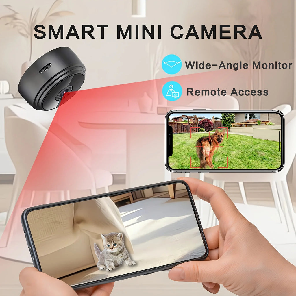 Wireless Remote Control 1080P High-definition Home Security Monitoring Camera with Cloud Storage and Motion Detection