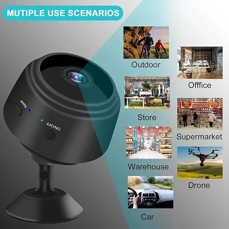 Wireless Remote Control 1080P High-definition Home Security Monitoring Camera with Cloud Storage and Motion Detection