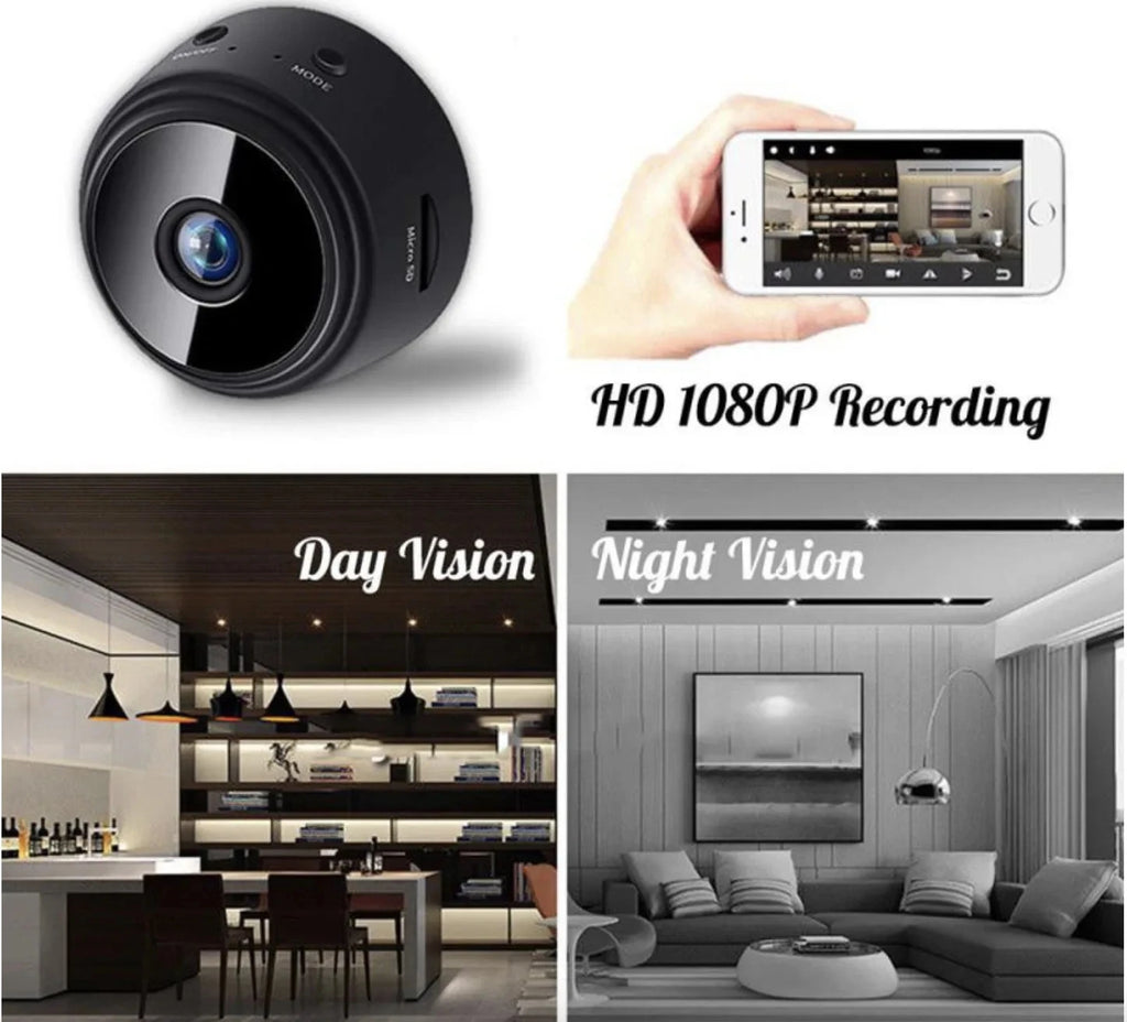 A9 Mini Camera WiFi 1080P Magnetic Network Security Camera Video Smart Home Mini Camera with Night Vision