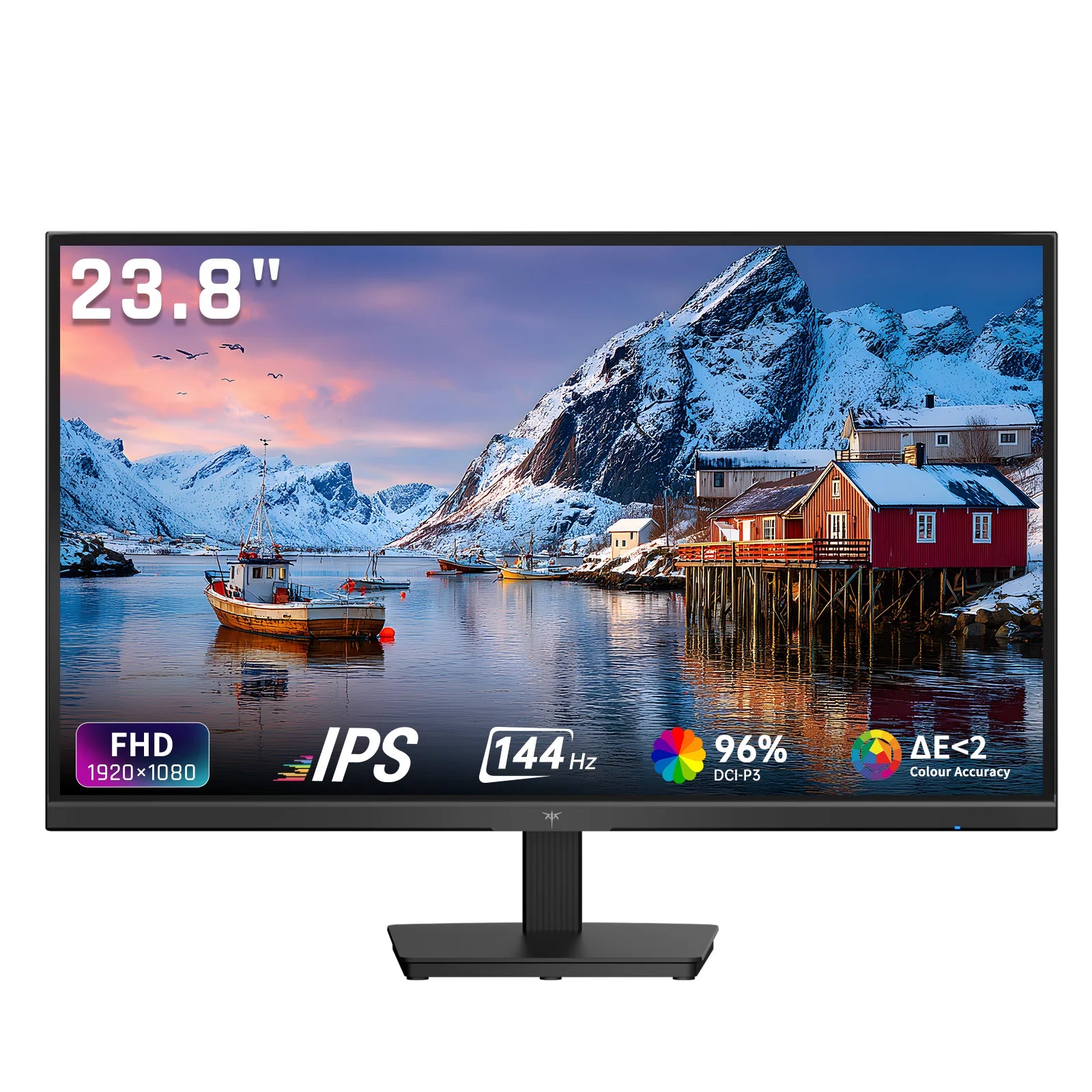 KTC Gaming Monitor, FHD@144Hz 120Hz Monitor with IPS Panel, Hardware Anti-Blue Light, 95% DCI-P3, 99% sRGB, ΔE＜2, 300 cd/㎡, 5ms