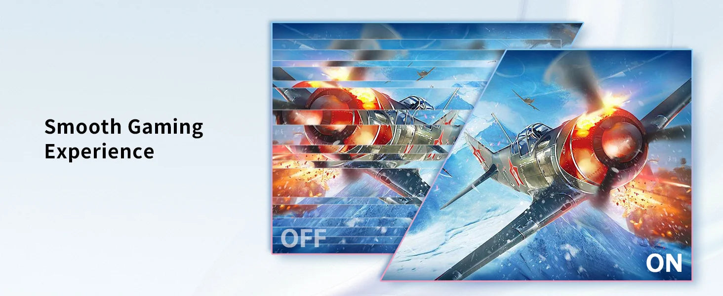 KTC Gaming Monitor, FHD@144Hz 120Hz Monitor with IPS Panel, Hardware Anti-Blue Light, 95% DCI-P3, 99% sRGB, ΔE＜2, 300 cd/㎡, 5ms