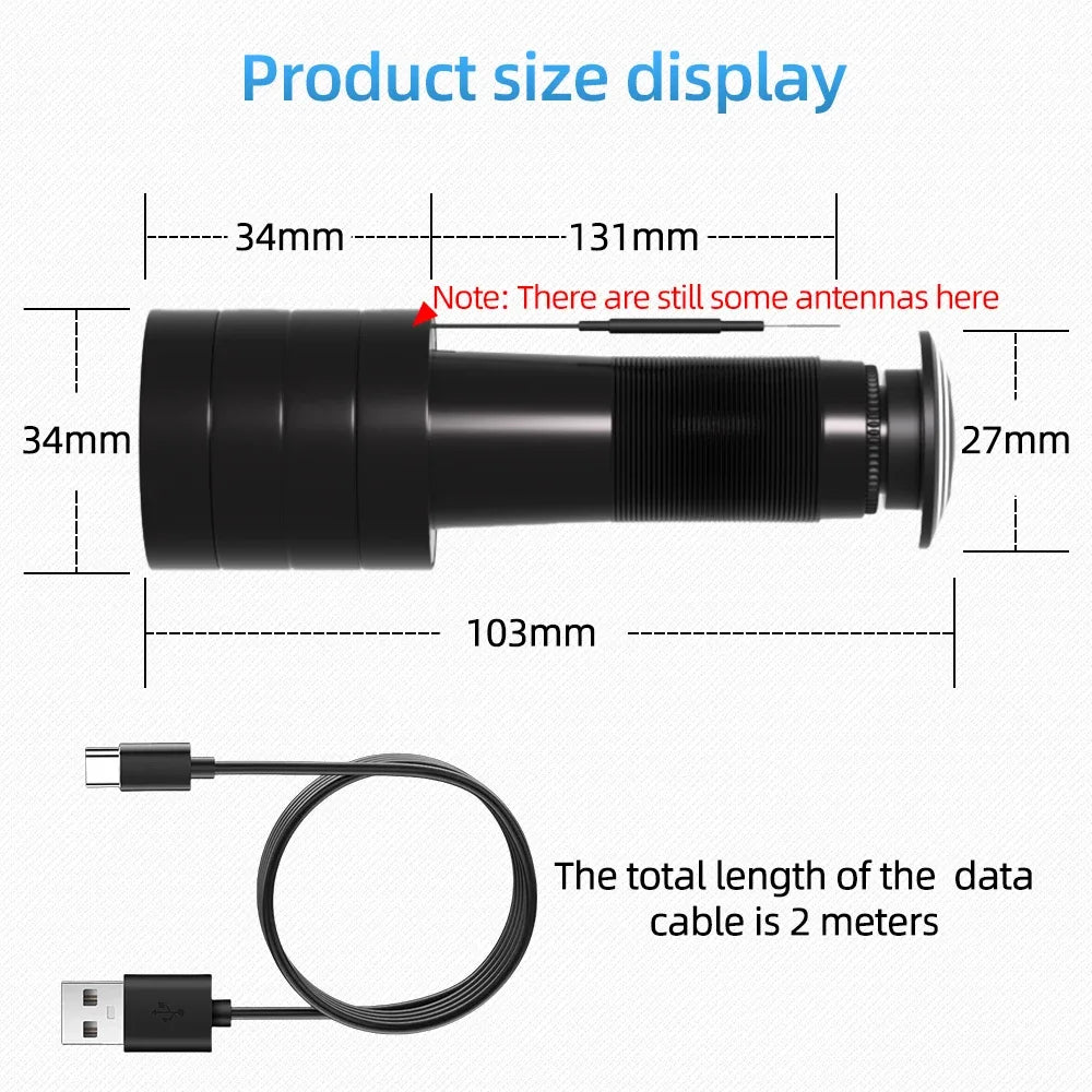 4MP HD Video Peephole WiFi Camera 170° Wide-angle Human Detection Audio Door Viewer Video-eye Wireless FIsheye Camera Tuya APP