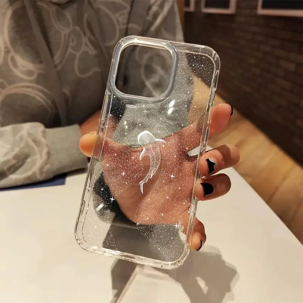 Phone Case For iPhone 17 16 15 14 13 12 11 Pro Air 16E 16Pro Max X XS XR SE2 7 8 Plus Seaside Cowboys Ocean Transparent Cover
