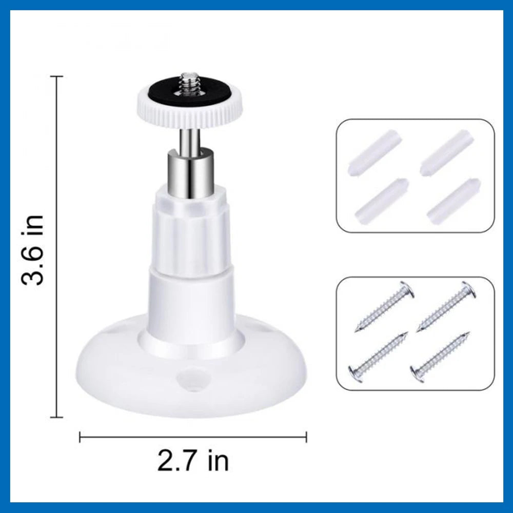 Wall Mount Bracket For Ring Indoor Cam & Stick Up 360° Adjustable Bracket Camera Outdoor High Quality Bracket Home