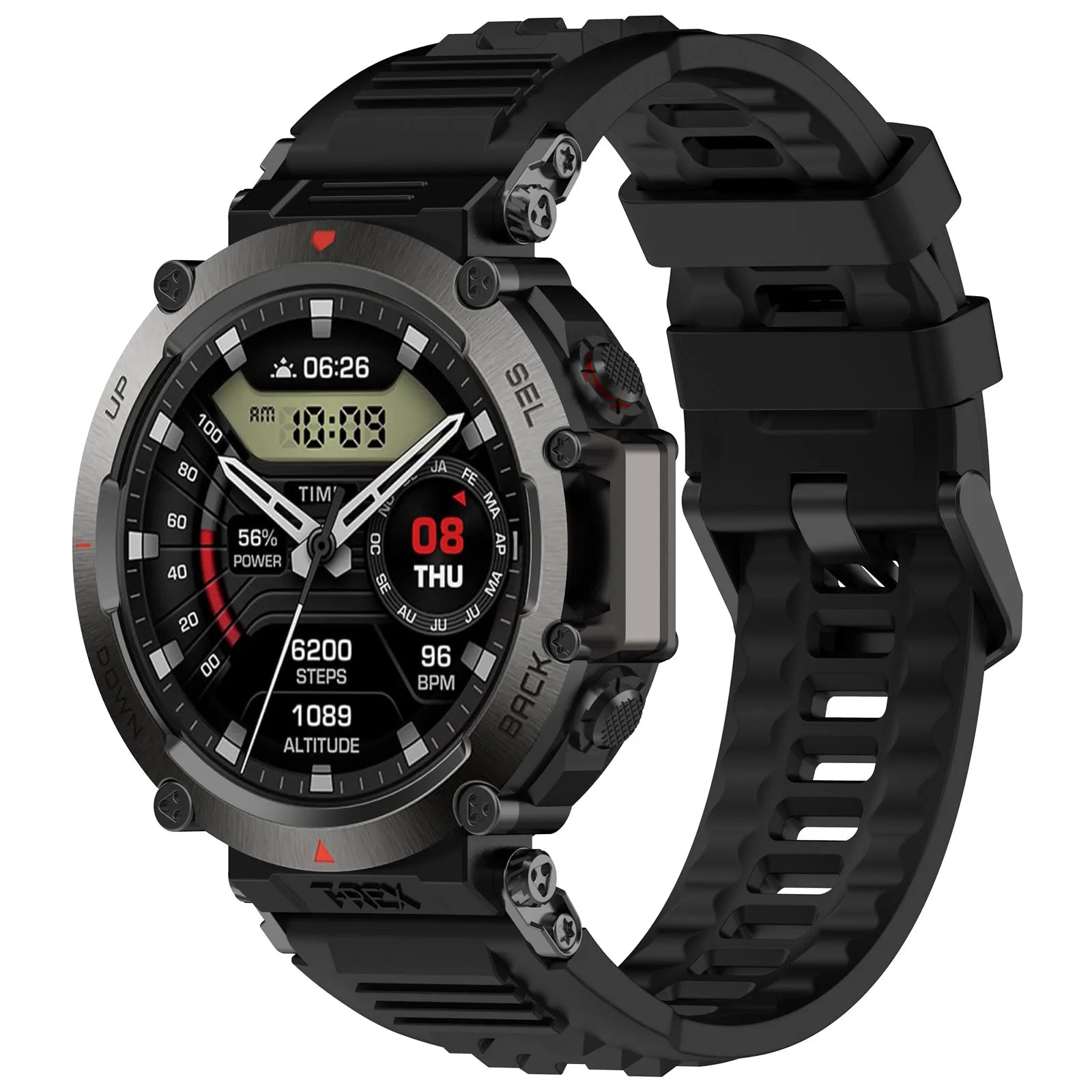 New Silicone Strap for Amazfit T-Rex Ultra Smart Watch Sport Strap Bracelet for Huami Amazfit T-Rex Ultra  Replacement Watchband