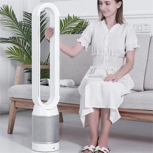 42Inch 220V Air Purification Circulation Bladeless Fan Ultra-Quiet Dormitory Floor Electric Tower Fan Bladeless For Summer