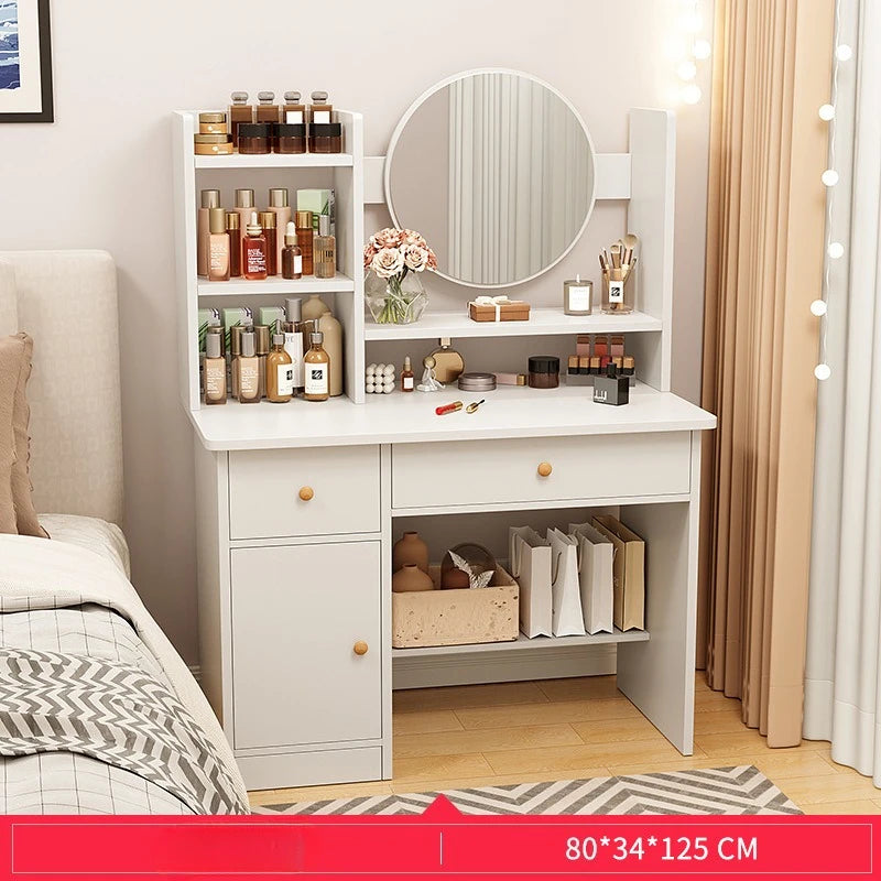 Dresser bedroom small modern simple storage cabinet integrated small apartment Internet celebrity ins style makeup table makeup