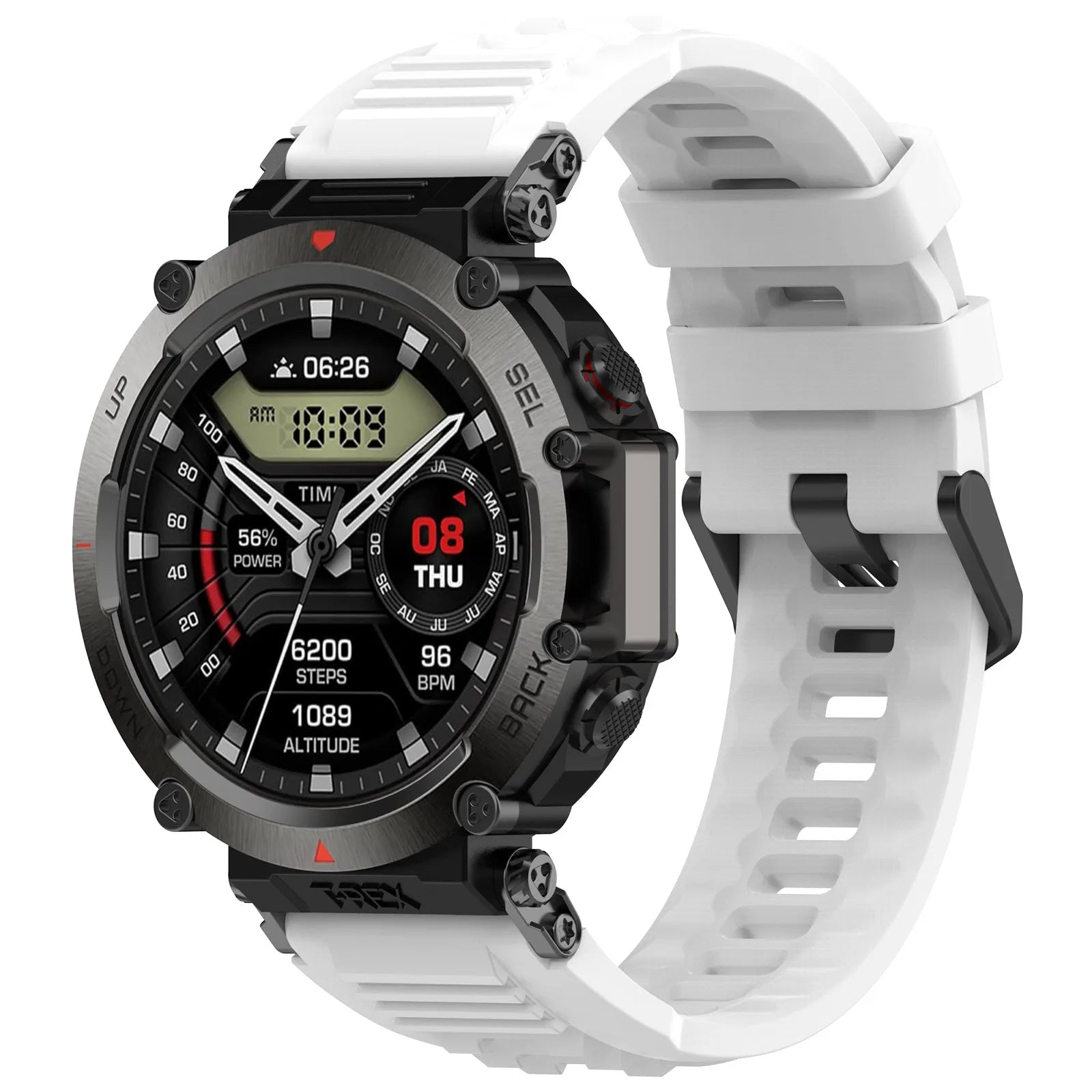 New Silicone Strap for Amazfit T-Rex Ultra Smart Watch Sport Strap Bracelet for Huami Amazfit T-Rex Ultra  Replacement Watchband