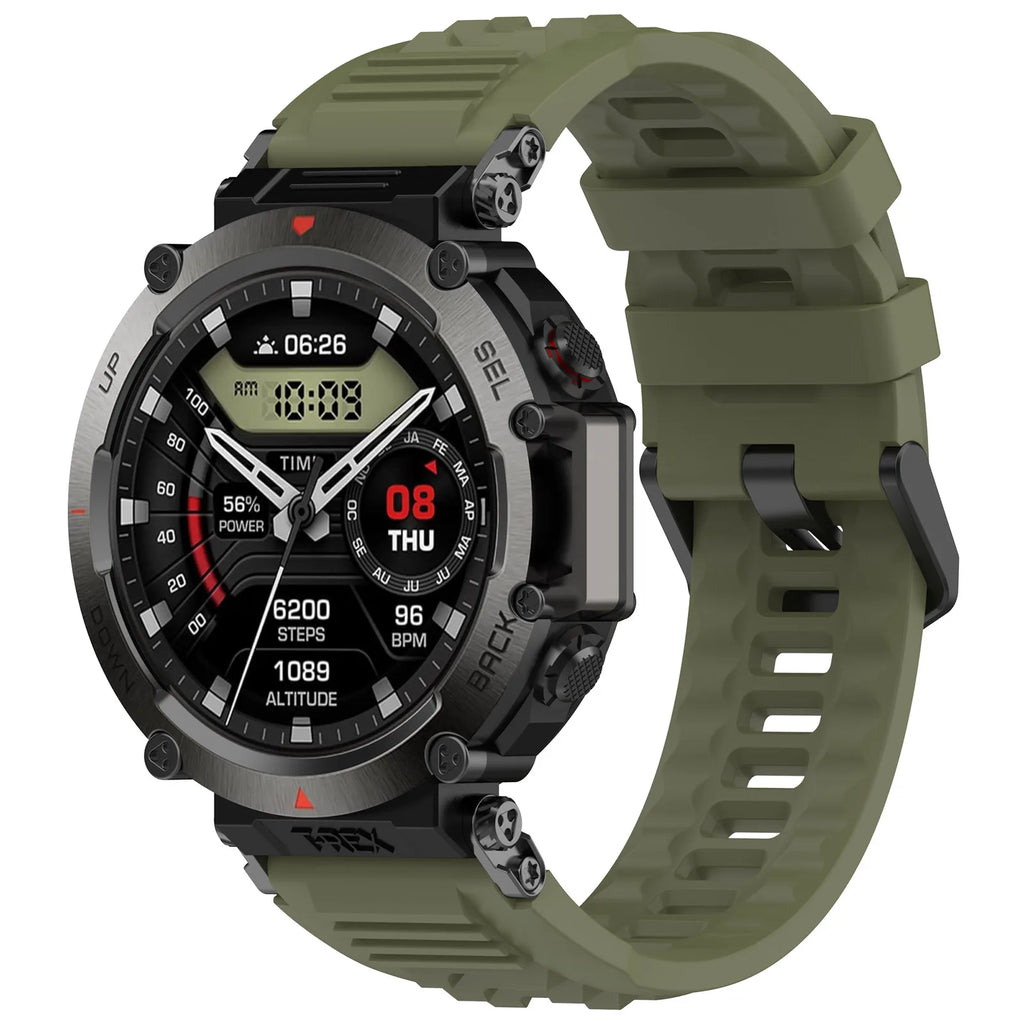 New Silicone Strap for Amazfit T-Rex Ultra Smart Watch Sport Strap Bracelet for Huami Amazfit T-Rex Ultra  Replacement Watchband