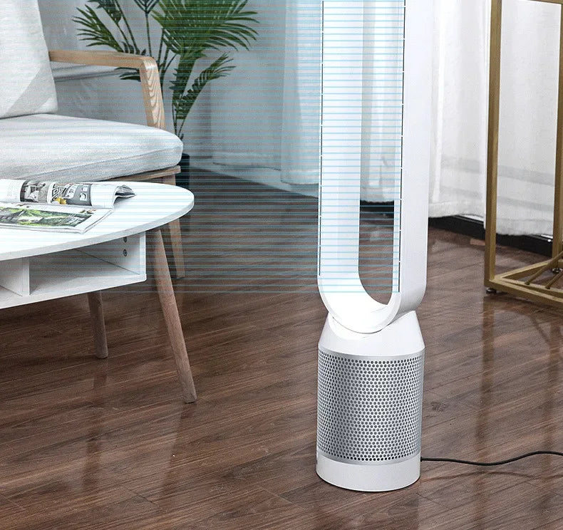 42Inch 220V Air Purification Circulation Bladeless Fan Ultra-Quiet Dormitory Floor Electric Tower Fan Bladeless For Summer