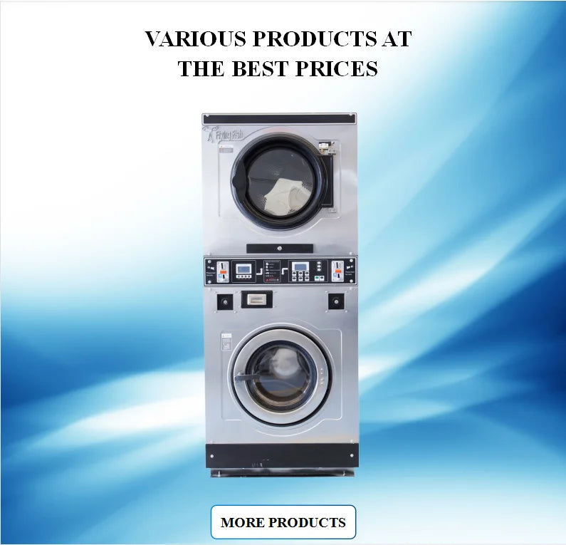10KG 12KG 15KG 18KG 20KG Laundry Washig Machine Stacked Washer Dryer for Laundromat Machines