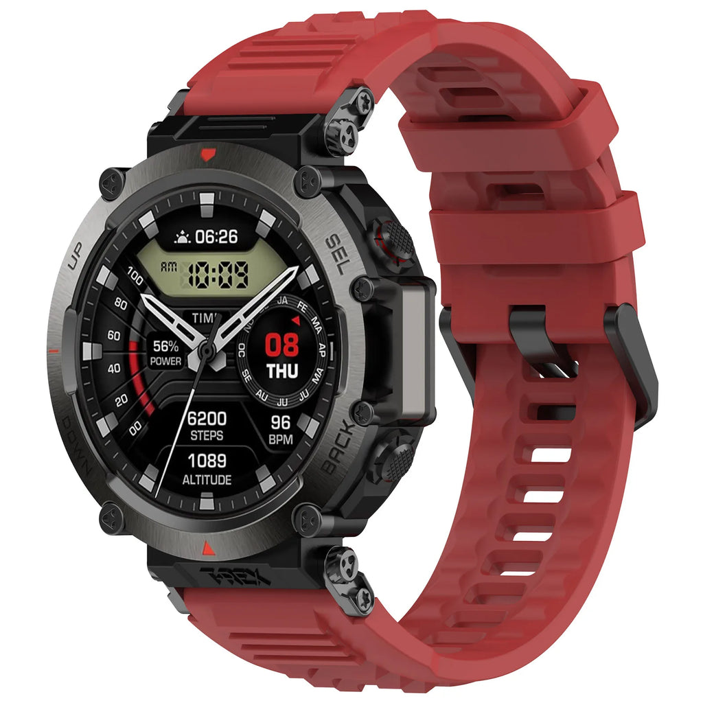 New Silicone Strap for Amazfit T-Rex Ultra Smart Watch Sport Strap Bracelet for Huami Amazfit T-Rex Ultra  Replacement Watchband