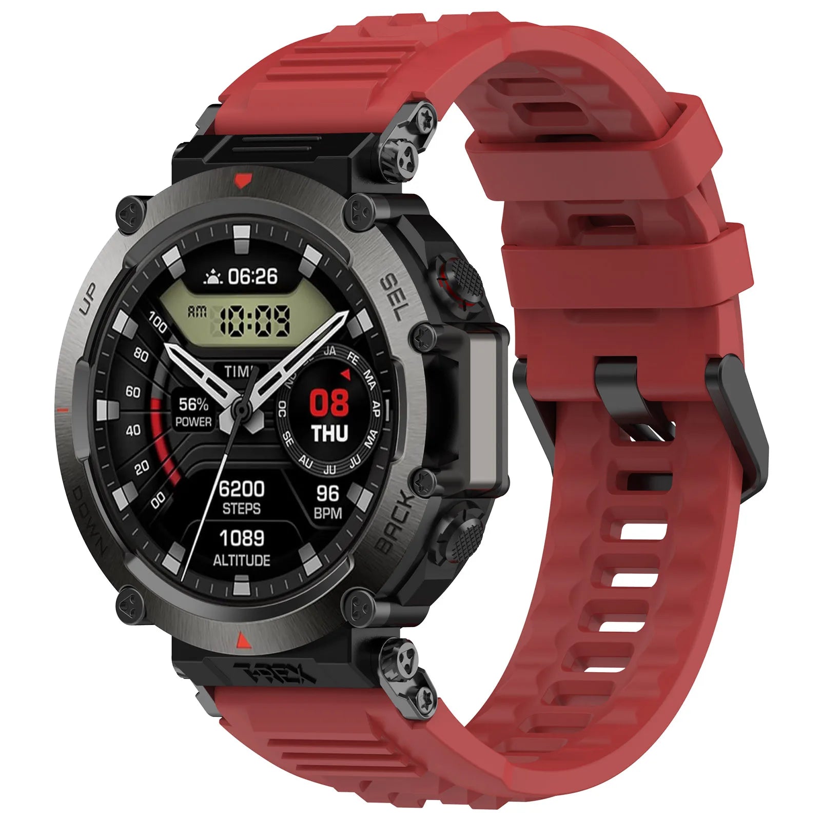 New Silicone Strap for Amazfit T-Rex Ultra Smart Watch Sport Strap Bracelet for Huami Amazfit T-Rex Ultra  Replacement Watchband