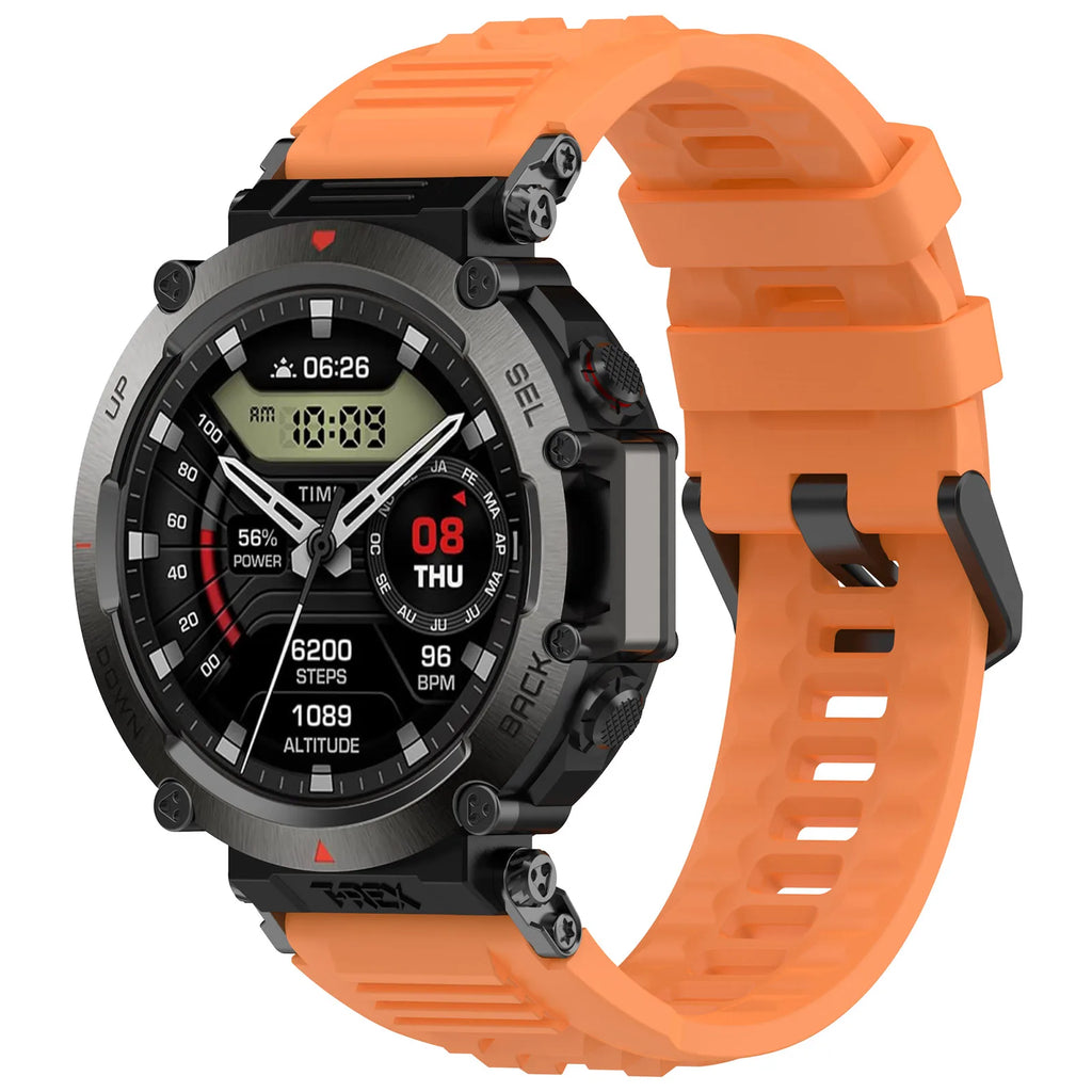 New Silicone Strap for Amazfit T-Rex Ultra Smart Watch Sport Strap Bracelet for Huami Amazfit T-Rex Ultra  Replacement Watchband