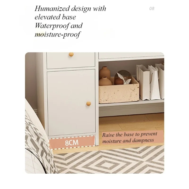 Dresser bedroom small modern simple storage cabinet integrated small apartment Internet celebrity ins style makeup table makeup