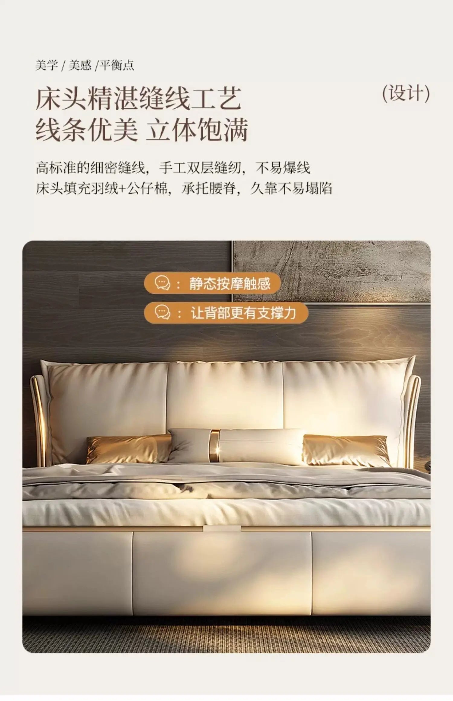 Bedroom Furniture Italian Simple Double Bed Frames Full Size Queen Soft Backrest Wedding Bed Muebles De Dormitorio Furniture