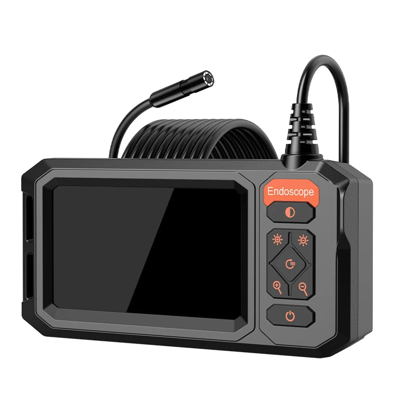 Endoscope Camera 4.3'' IPS Screen Single Dual Lens Waterproof Snake Plumbing Camera Car Inspection Borescope 8MM Probe 8LEDs