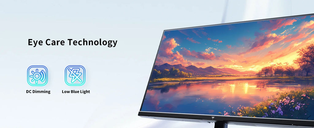 KTC Gaming Monitor, FHD@144Hz 120Hz Monitor with IPS Panel, Hardware Anti-Blue Light, 95% DCI-P3, 99% sRGB, ΔE＜2, 300 cd/㎡, 5ms