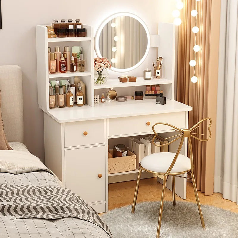 Dresser bedroom small modern simple storage cabinet integrated small apartment Internet celebrity ins style makeup table makeup