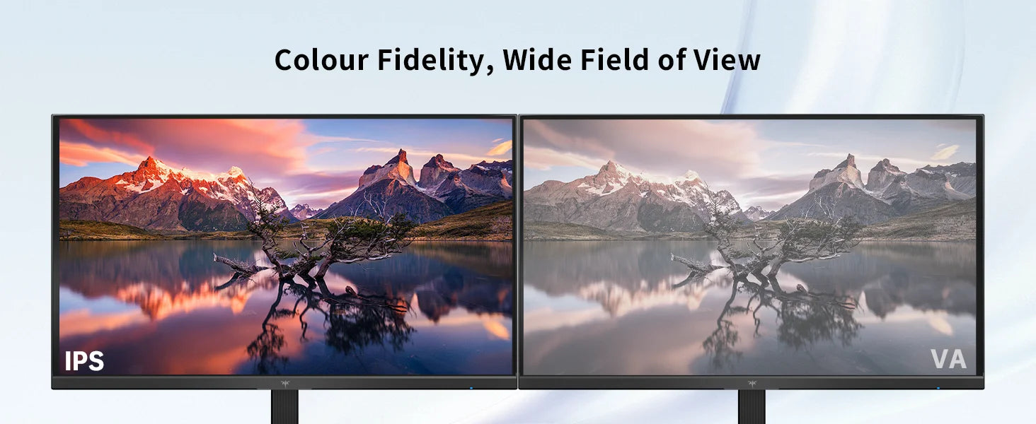KTC Gaming Monitor, FHD@144Hz 120Hz Monitor with IPS Panel, Hardware Anti-Blue Light, 95% DCI-P3, 99% sRGB, ΔE＜2, 300 cd/㎡, 5ms