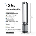 42Inch 220V Air Purification Circulation Bladeless Fan Ultra-Quiet Dormitory Floor Electric Tower Fan Bladeless For Summer