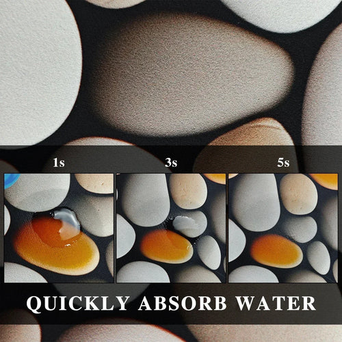 Bathroom Floor Mat Water-absorbing Non-slip Dirt-resistant Carpet Flower Diatom Mud Special-shaped Rug Door Home Decoration Mats