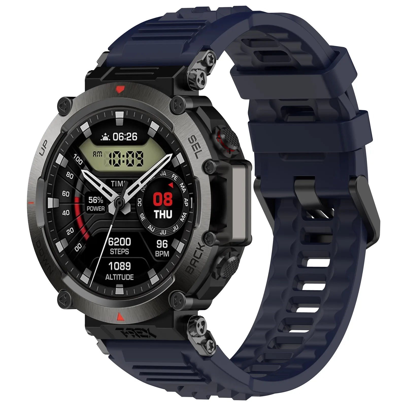 New Silicone Strap for Amazfit T-Rex Ultra Smart Watch Sport Strap Bracelet for Huami Amazfit T-Rex Ultra  Replacement Watchband