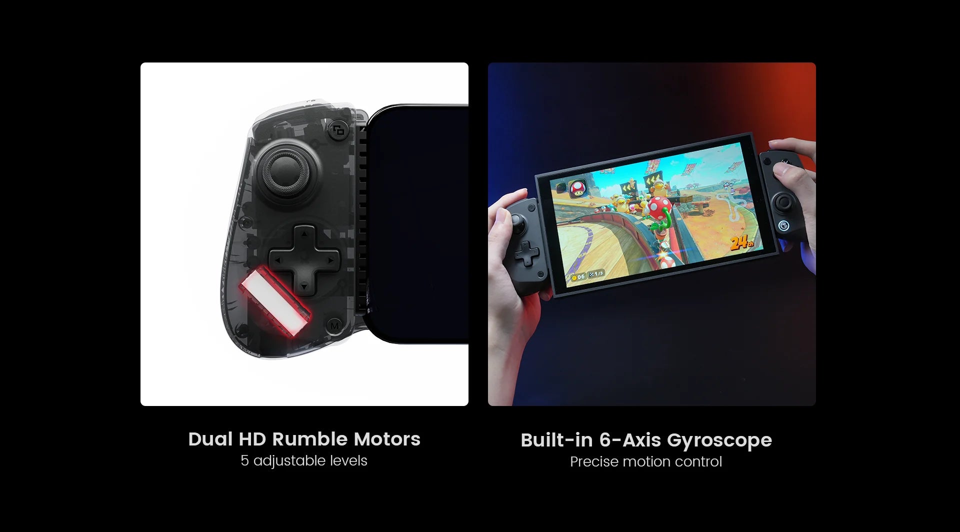 GameSir X5s Bluetooth Wireless controller Stretching Gamepad for Pc Switch IOS Android Switch 2