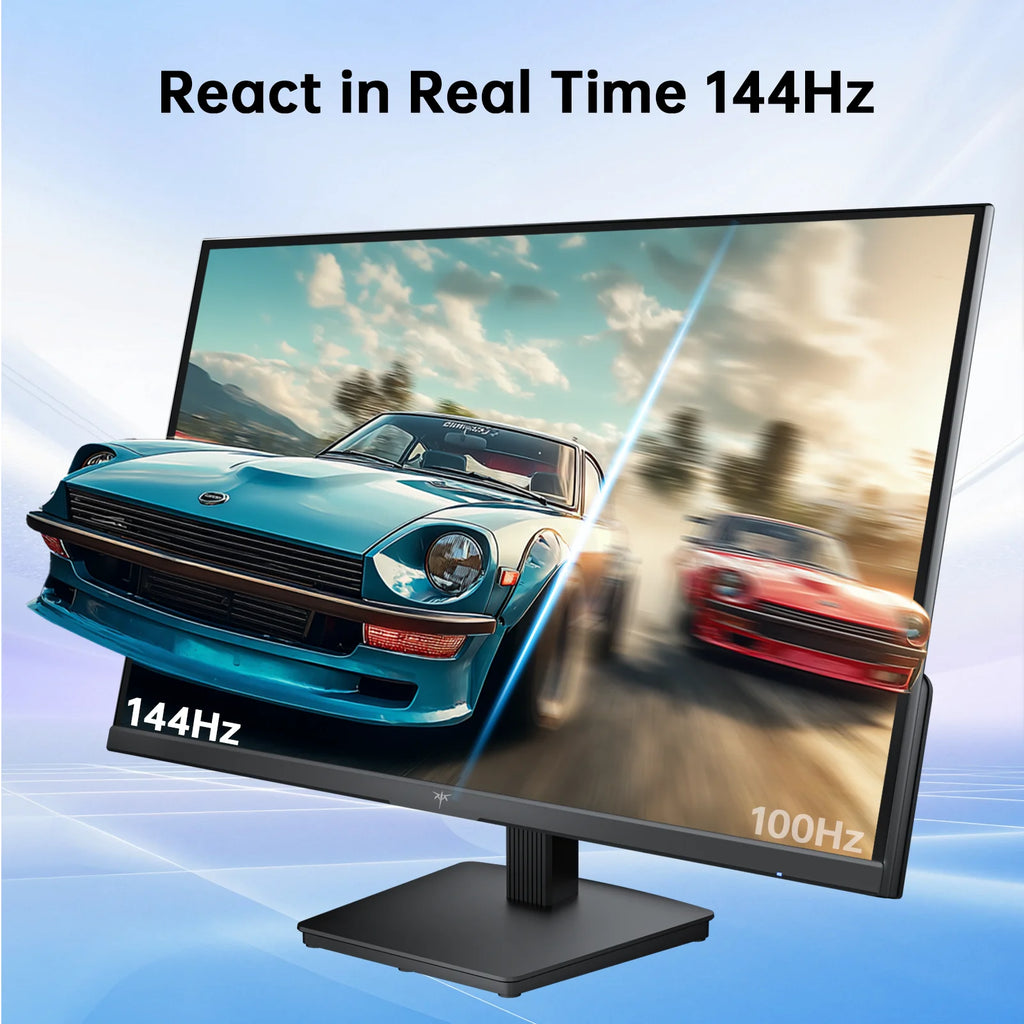 KTC Gaming Monitor, FHD@144Hz 120Hz Monitor with IPS Panel, Hardware Anti-Blue Light, 95% DCI-P3, 99% sRGB, ΔE＜2, 300 cd/㎡, 5ms