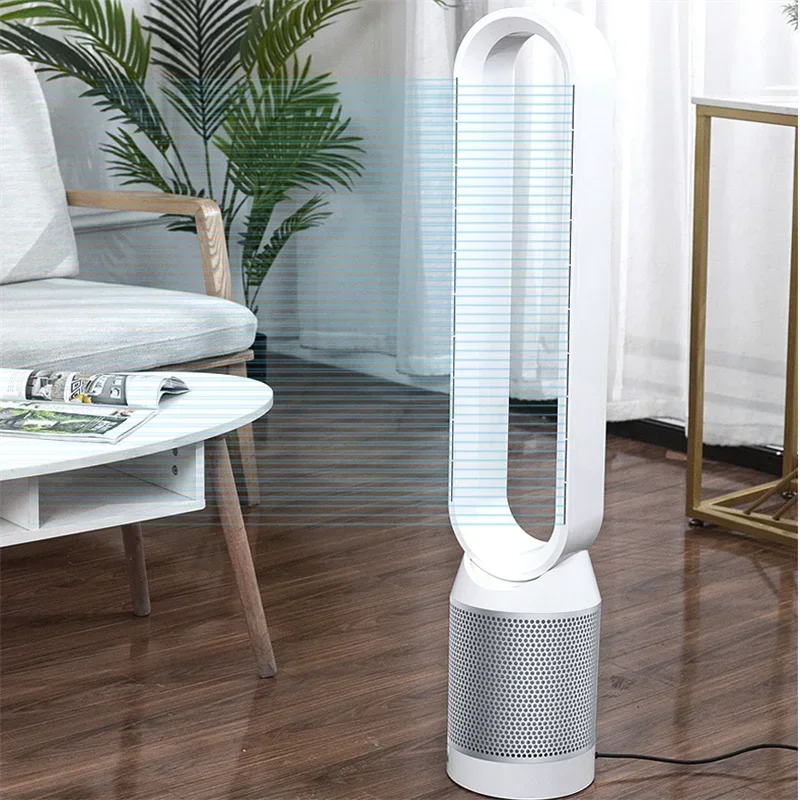 42Inch 220V Air Purification Circulation Bladeless Fan Ultra-Quiet Dormitory Floor Electric Tower Fan Bladeless For Summer